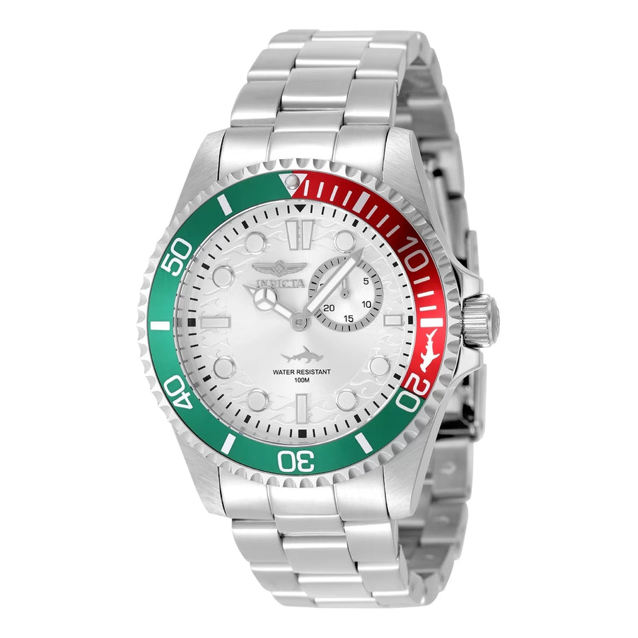 Invicta Men's 49276 Pro Diver  Quartz Multifunction Silver Dial Watch