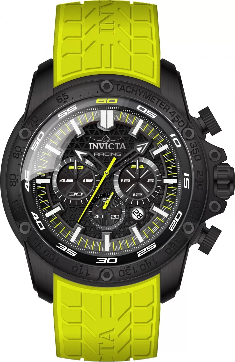Invicta Men's 50314 Speedway Quartz VD53 Black Dial Watch
