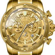 Invicta Men's 50322 Speedway Quartz VD53 Gold Dial Watch