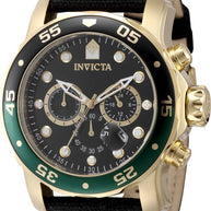 Invicta Men's 49834 Pro Diver Quartz VD53 Brass Dial Watch