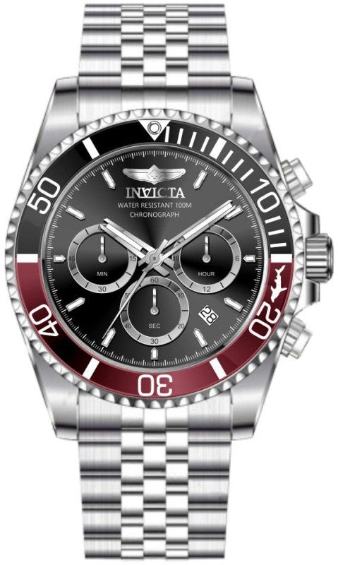 Invicta Men's 49838 Pro Diver Quartz VD53 Black Dial Watch