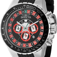 Invicta Men's 49850 Aviator Quartz VD53 Black Dial Watch