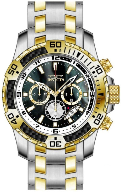 Invicta Men's 49852 Pro Diver Quartz VD53 Black Dial Watch