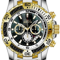 Invicta Men's 49852 Pro Diver Quartz VD53 Black Dial Watch