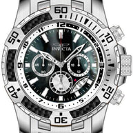 Invicta Men's 49853 Pro Diver Quartz VD53 Black Dial Watch