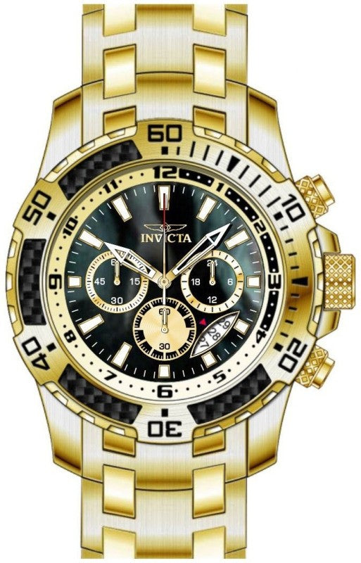 Invicta Men's 49854 Pro Diver Quartz VD53 Black Dial Watch