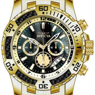 Invicta Men's 49854 Pro Diver Quartz VD53 Black Dial Watch