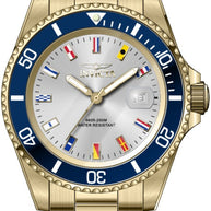 Invicta Men's 49886 Pro Diver Quartz 3 Hand Silver Dial Watch