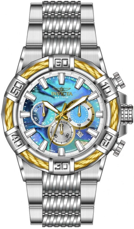 Invicta Men's 49897 Bolt Quartz VD53 Abalone Dial Watch