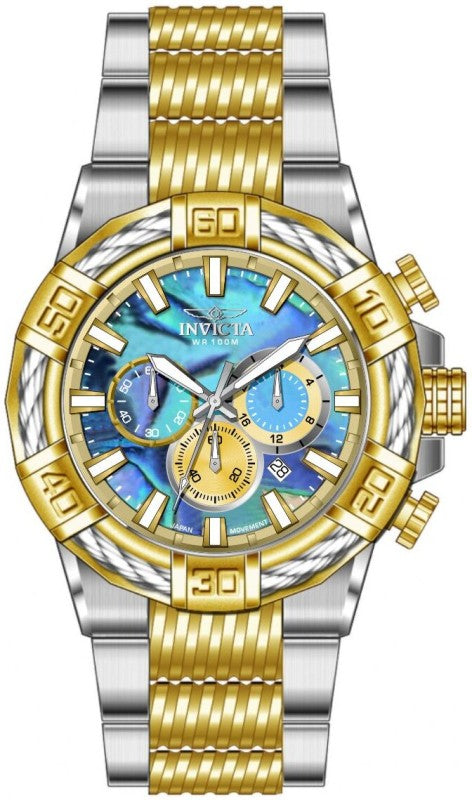 Invicta Men's 49898 Bolt Quartz VD53 Abalone Dial Watch