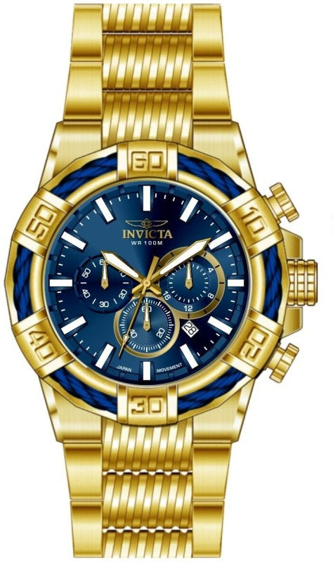 Invicta Men's 49904 Bolt Quartz VD53 Brass Dial Watch