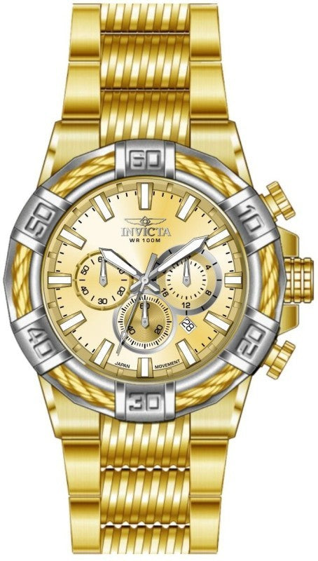 Invicta Men's 49906 Bolt Quartz VD53 Brass Dial Watch