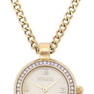 Invicta Women's 49932 Mini Quartz PC21J Mother of Pearl Dial Necklace Watch