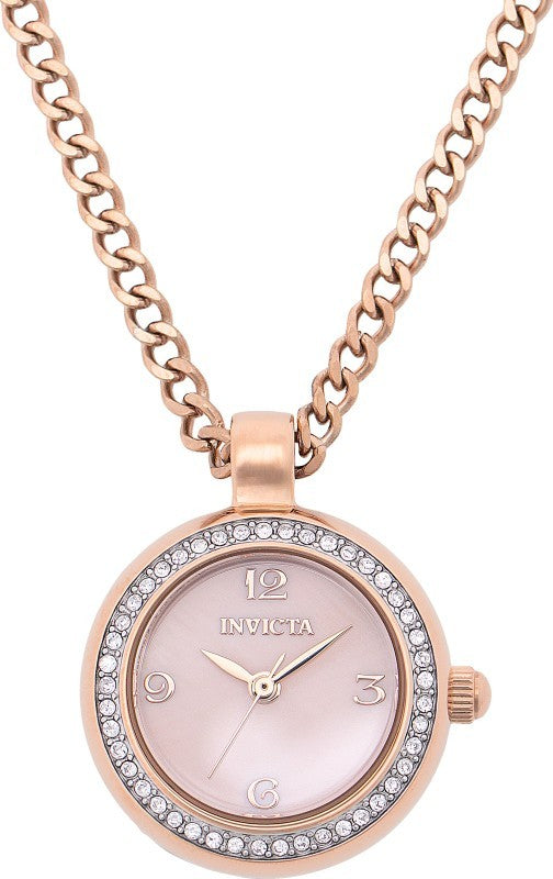 Invicta Women's 49933 Mini Quartz PC21J Rose Gold Dial Watch