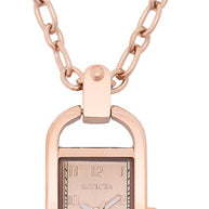 Invicta Women's 49936 Mini Quartz PC11 Brass Dial Necklace Watch