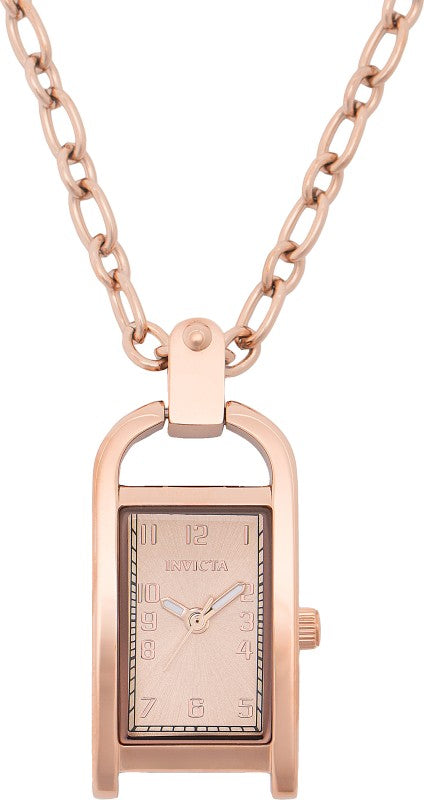 Invicta Women's 49936 Mini Quartz PC11 Brass Dial Necklace Watch