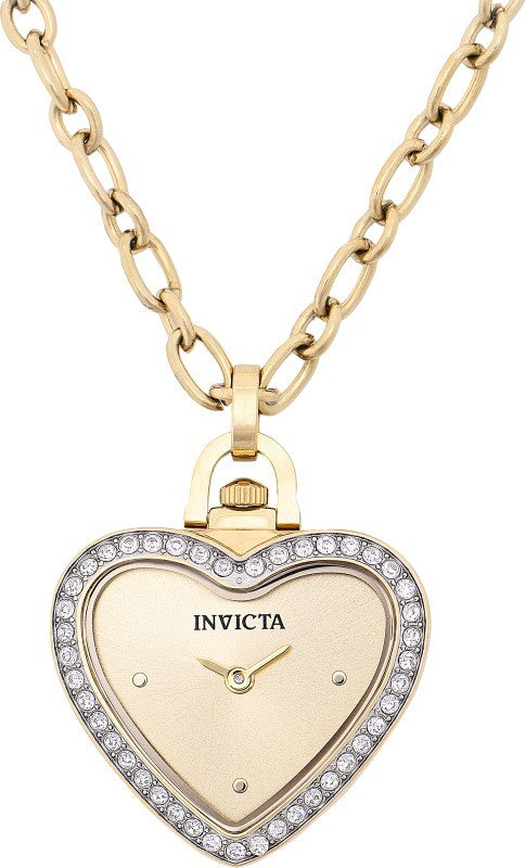 Invicta Women's 49938 Mini Quartz PC20S Gold Dial Watch