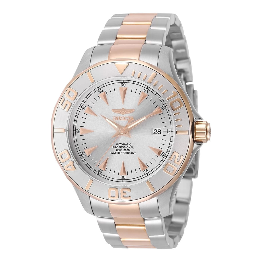 Invicta Men's 7112 Signature Automatic 3 Hand Silver Dial Watch