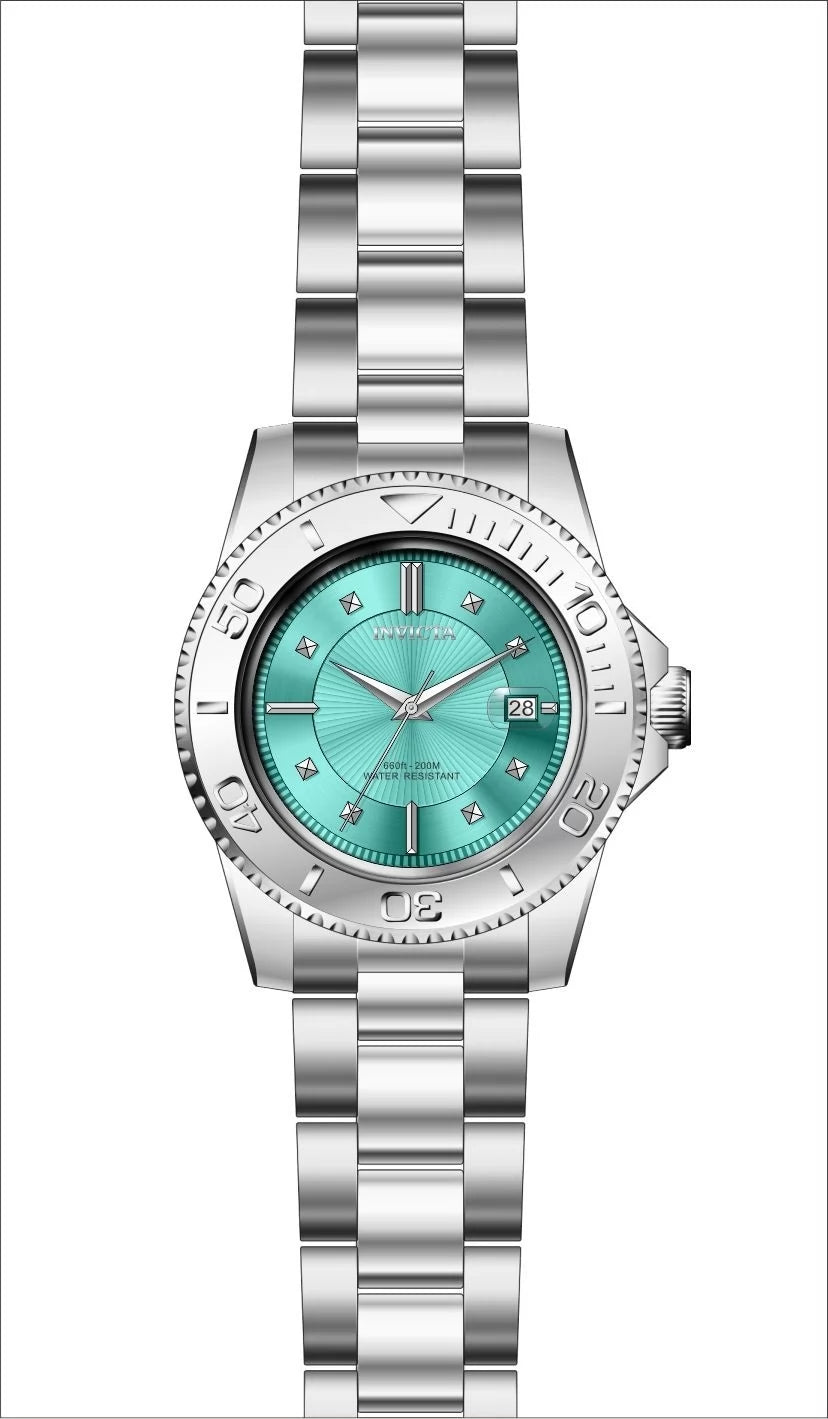 Invicta Men's 49920 Pro Diver Quartz PC32 Tiffany Blue Dial Watch