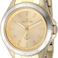 Invicta Women's 49976 OCEAN VOYAGE Quartz PC21J Gold Dial Watch