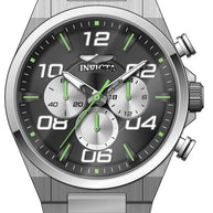 Invicta Men's 50427 Speedway Quartz VD54 Black Dial Watch