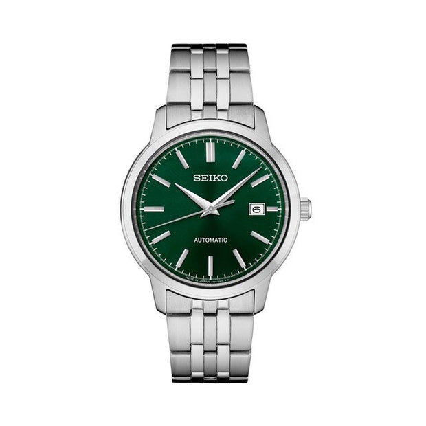 Seiko SRPH89 Essentials Automatic Green Sunray Dial Watch