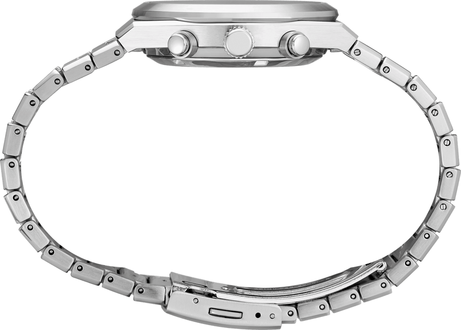 Seiko SSB451 Quartz Chronograph Silver Dial Men's Watch