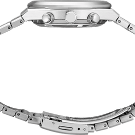 Seiko SSB451 Quartz Chronograph Silver Dial Men's Watch