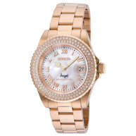 Invicta Women's 24615 Angel Quartz 3 Hand White Dial Watch