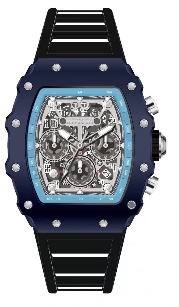 Invicta Men's 69707 Invicta Racing Quartz MG53 Silver Dial Watch