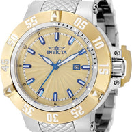 Invicta Men's 50053 Subaqua Quartz PC32 Gold Dial Watch