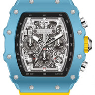 InvictaMen's 69694 InvictaRacing Quartz MG53 Silver Dial Watch