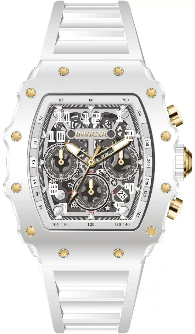 Invicta Men's Invicta Racing Quartz MG53 Silver Dial Watch