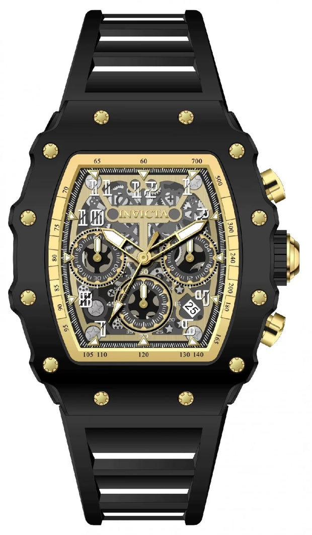 InvictaMen's 69728 InvictaRacing Quartz MG53 Gold Dial Watch