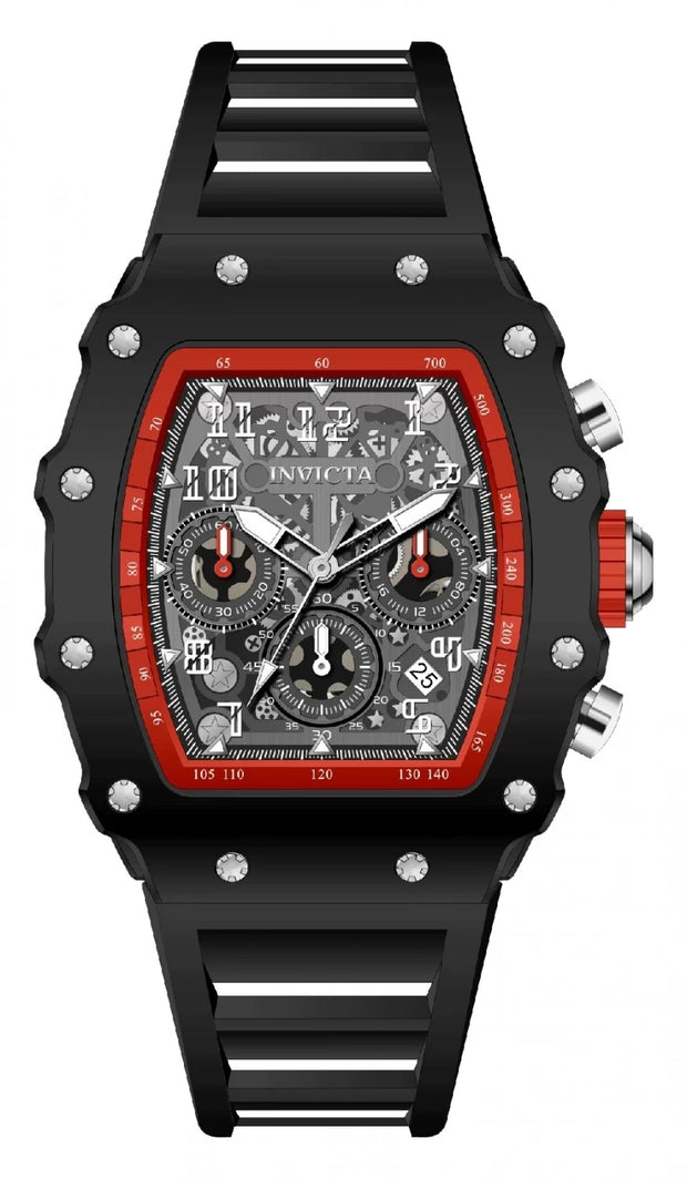 InvictaMen's 69736 InvictaRacing Quartz MG53 Silver Dial Watch