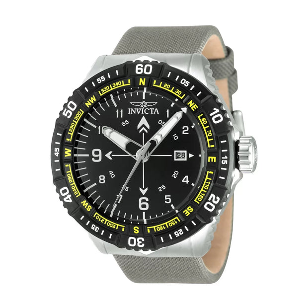 Invicta Men's 49508 Coalition Forces Quartz PC32 Black Dial Watch