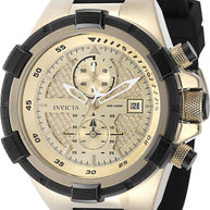 Invicta Men's 50121 Aviator Quartz VD51 Gold Dial Watch