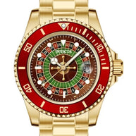 Invicta Men's 50520 Pro Diver Quartz PC32 Green, Red, Black Dial Watch