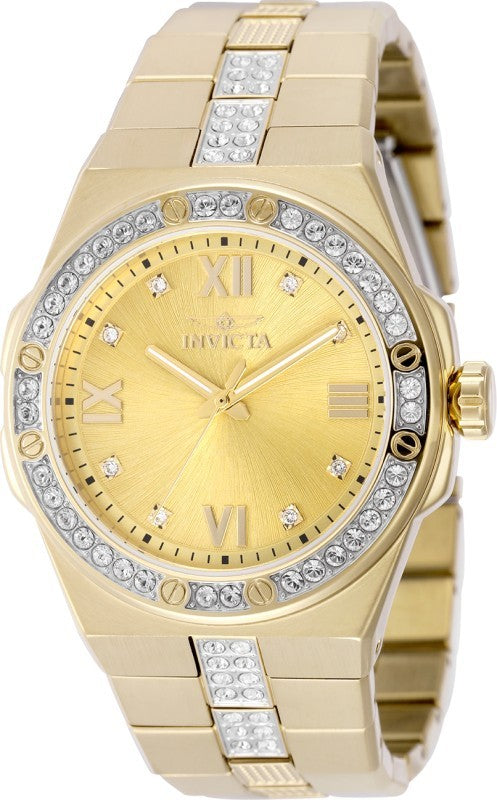 Invicta Men's 50184 Specialty Quartz PC21 Gold Dial Watch