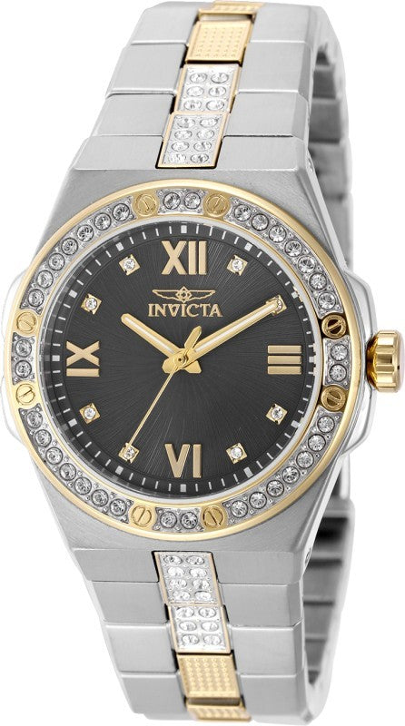 Invicta Women's 50189 Specialty Quartz PC21 Charcoal Dial Watch