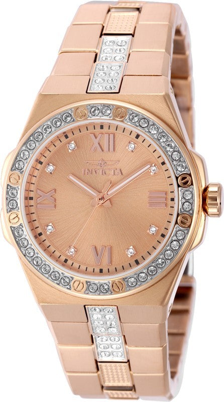 Invicta Women's 50190 Specialty Quartz PC21 Rose Gold Dial Watch
