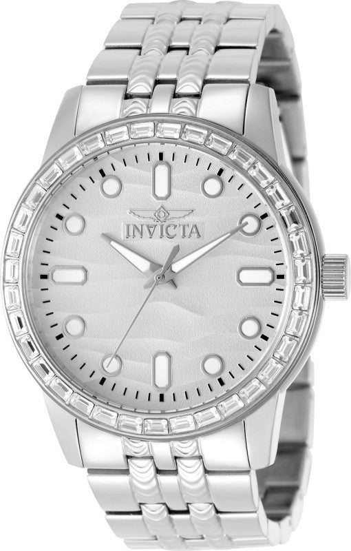 Invicta Men's 50194 Celestial Quartz PC21 Silver Dial Watch