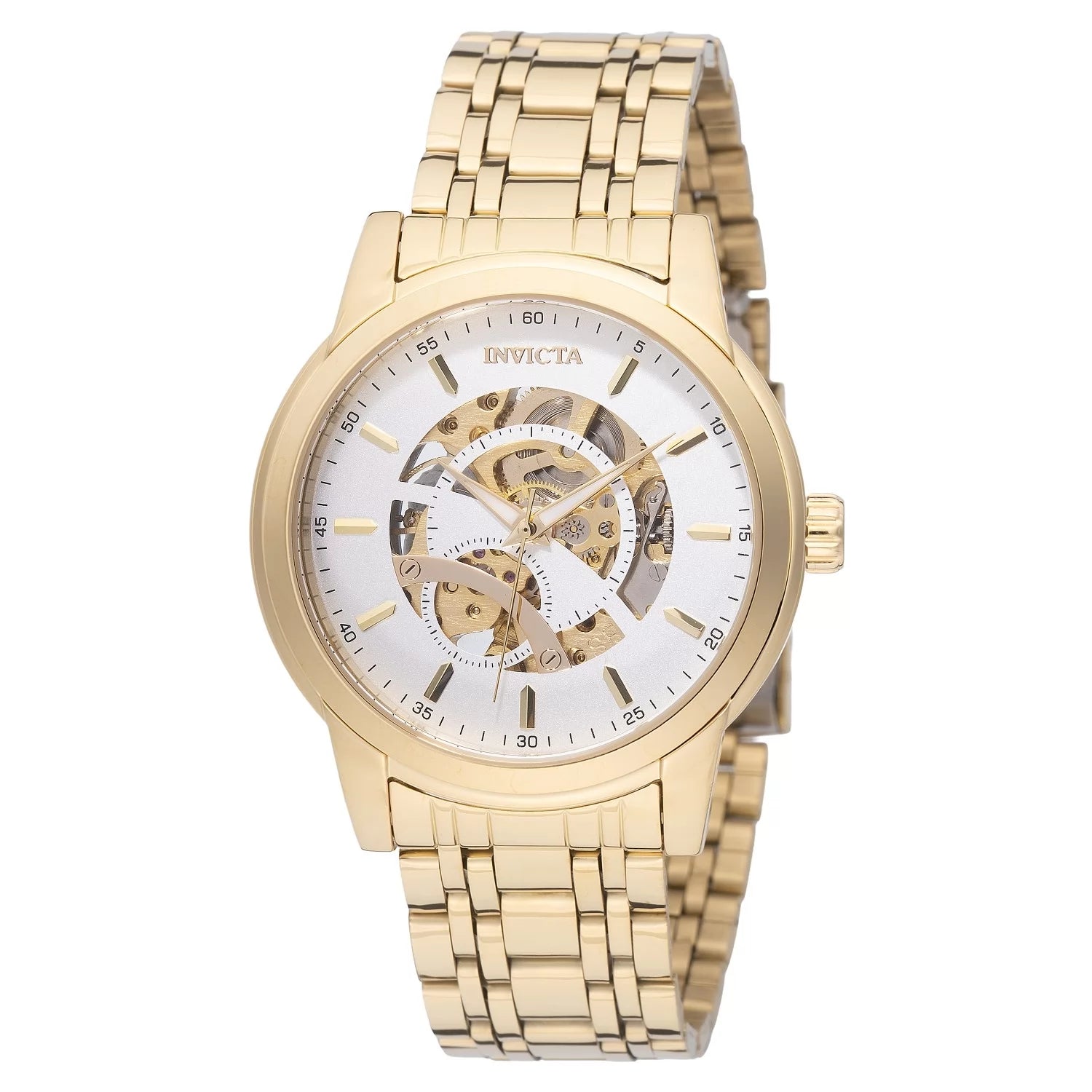 Invicta Men's 69120 Objet D Art Automatic LG0801B Silver Dial Watch