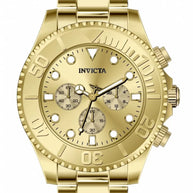Invicta Men's 50588 Pro Diver Quartz VD54 Gold Dial Watch