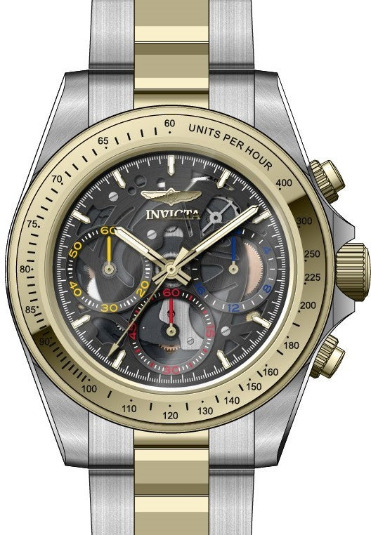 Invicta Men's 50275 Speedway Quartz VD54 Black Dial Watch