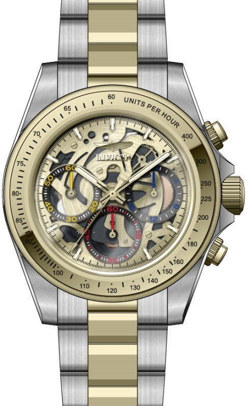 Invicta Men's 50276 Speedway Quartz VD54 Gold Dial Watch