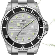 Invicta Men's 50282 Pro Diver Mechanical NH35 Silver Dial Watch