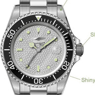 Invicta Men's 50286 Pro Diver Quartz PC32S Silver Dial Watch