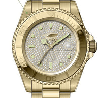 Invicta Men's 50288 Pro Diver Quartz PC32S Gold, Silver Dial Watch