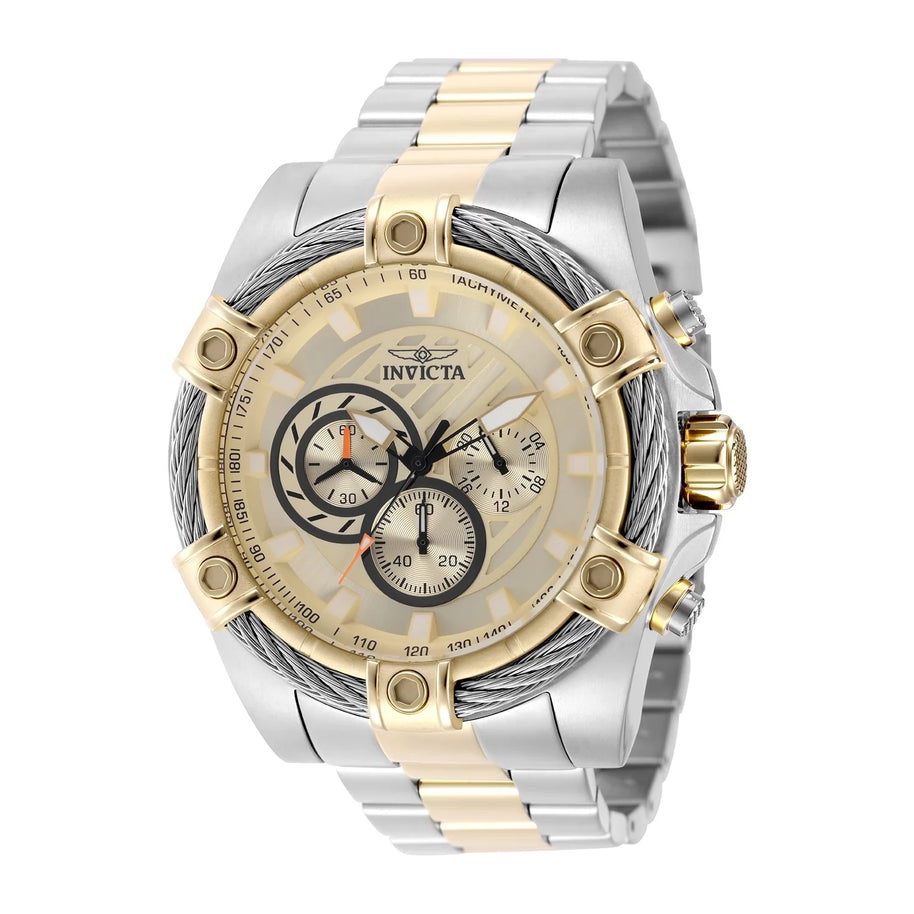 Invicta Men's 49747 Bolt Quartz VD54 Gold Dial Watch